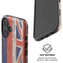 Hawaiian Flag Dark Wood iPhone 16 Plus Magsafe Impact Case